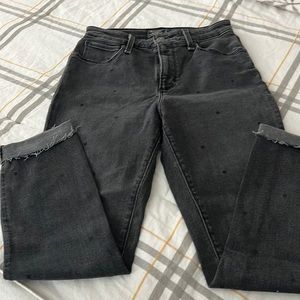 A&F Polka Dot Black Jeans